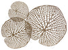 Sagebrook Home 11708 Ec, Gold Metal Lotus Leafwall Decor