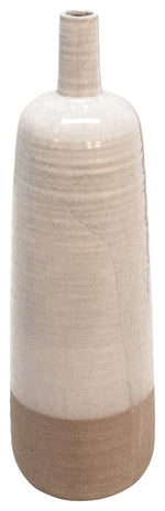 Sagebrook Home 15746 24" 2-Tone Vase, Ivory
