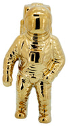 Sagebrook Home 15828-01 11" Astronaut Statuette, Gold