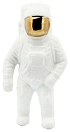 Sagebrook Home 15828-02 11" Astronaut Statuette, White/Gold