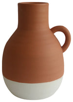 Sagebrook Home 13919-13 Ceramic 9" Jug, Terracotta