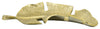 Sagebrook Home 16351-02 Metal, 13" Tropical Leaf Tray, Gold