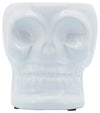 Sagebrook Home 16385-02 Ceramic, 5" Skull Vase, White