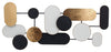 Sagebrook Home 16653 Metal, 45" Wall Deco Ovals, Multicolor
