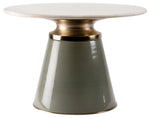 Sagebrook Home 16571-07 Marble Top, 17" Nebular Coffee Table, Gray
