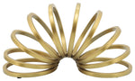 Sagebrook Home 15641-03 16" Metal Slinky Deco, Gold