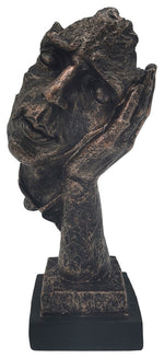 Sagebrook Home 16821-04 Resin, 13" Sleepy Head, Bronze