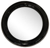 Sagebrook Home 15195-01 Metal 36" Round Mirror, Black