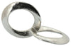 Sagebrook Home 16155-04 Metal 11" Circle Links, Silver