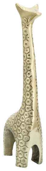 Sagebrook Home 14248-07 Aluminum 16" Giraffe Sculpture, Gold