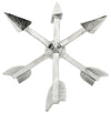 Sagebrook Home 16362-02 Metal 11" Arrow Table Accent, Silver