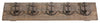 Sagebrook Home 11044 Metal Anchor Hooks On Wooden Panel Wood