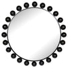 Sagebrook Home 16433-01 Metal, 42", Round Mirror, Black