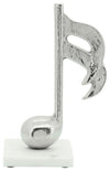 Sagebrook Home 16229-02 Metal 9" Music Note Accent, Silver