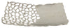 Sagebrook Home 16342-01 Metal 16x2" Cut-Out Plate, Silver