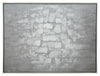 Sagebrook Home 70123 47"x35" Handpainted Abstract Canvas, Gray