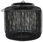 Sagebrook Home 16150-02 Metal, 10" Wire Lantern, Black