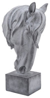 Sagebrook Home 16878 Resin, 32" Horse Head, Gray