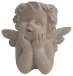 Sagebrook Home 16873-02 Resin, 17" Angel Planter, Gray
