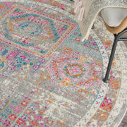 Nourison Passion Transitional Grey/Multi Area Rug