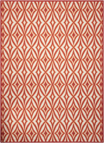 Nourison Sun N` Shade Transitional Campari Area Rug