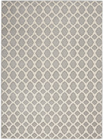 Nourison Joli Contemporary Grey/Ivory Area Rug