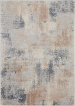 Nourison Rustic Textures Contemporary Beige/Grey Area Rug