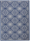 Nourison Jubilant Transitional Navy/Ivory Area Rug