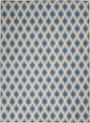 Nourison Grafix Contemporary Blue Area Rug