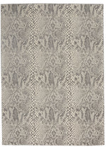Nourison Solace Contemporary Ivory/Grey Area Rug