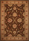 Nourison Living Treasures Traditional Brown Area Rug