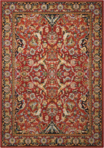 Nourison Timeless Traditional Red Area Rug