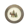 HiEnd Accents Joshua Melamine Dinner Plate, 4 pc