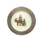 HiEnd Accents Joshua Melamine Dinner Plate, 4 pc