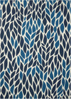 Nourison Home & Garden Contemporary Blue Area Rug