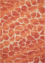 Nourison Coastal Contemporary Orange Area Rug