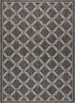 Nourison Garden Party Transitional Charcoal Area Rug