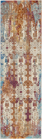Nourison Entice Transitional Ivory/Multicolor Area Rug