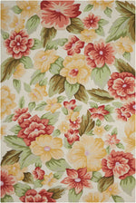 Nourison Fantasy Contemporary Cream Area Rug