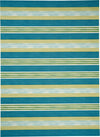 Nourison Sun N` Shade Contemporary Green/Teal Area Rug