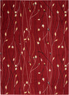 Nourison Grafix Contemporary Red Area Rug