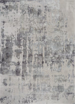 Nourison Prismatic Contemporary Silver Grey Area Rug