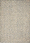 Nourison Modern Deco Transitional Light Blue/Ivory Area Rug