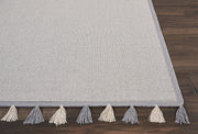 Nourison Otto Contemporary Light Grey Area Rug