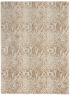 Nourison Solace Contemporary Ivory Beige Area Rug