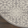 Nourison Jubilant Transitional Ivory/Grey Area Rug