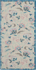 Nourison Jubilant Contemporary Ivory/Multicolor Area Rug