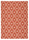Nourison Home & Garden Transitional Rust Area Rug