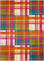 Nourison Oakdale Contemporary Pink Area Rug