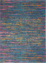 Nourison Passion Contemporary Blue/Multicolor Area Rug